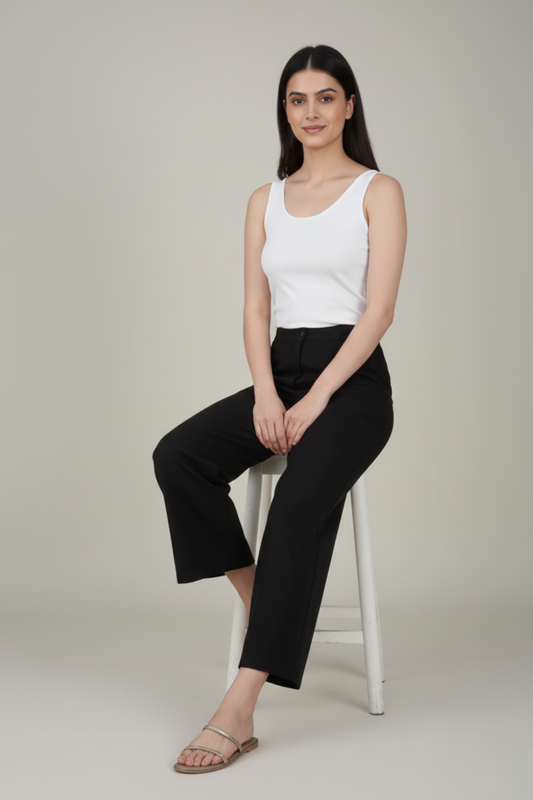 Black Premium Formal Cotton Pant