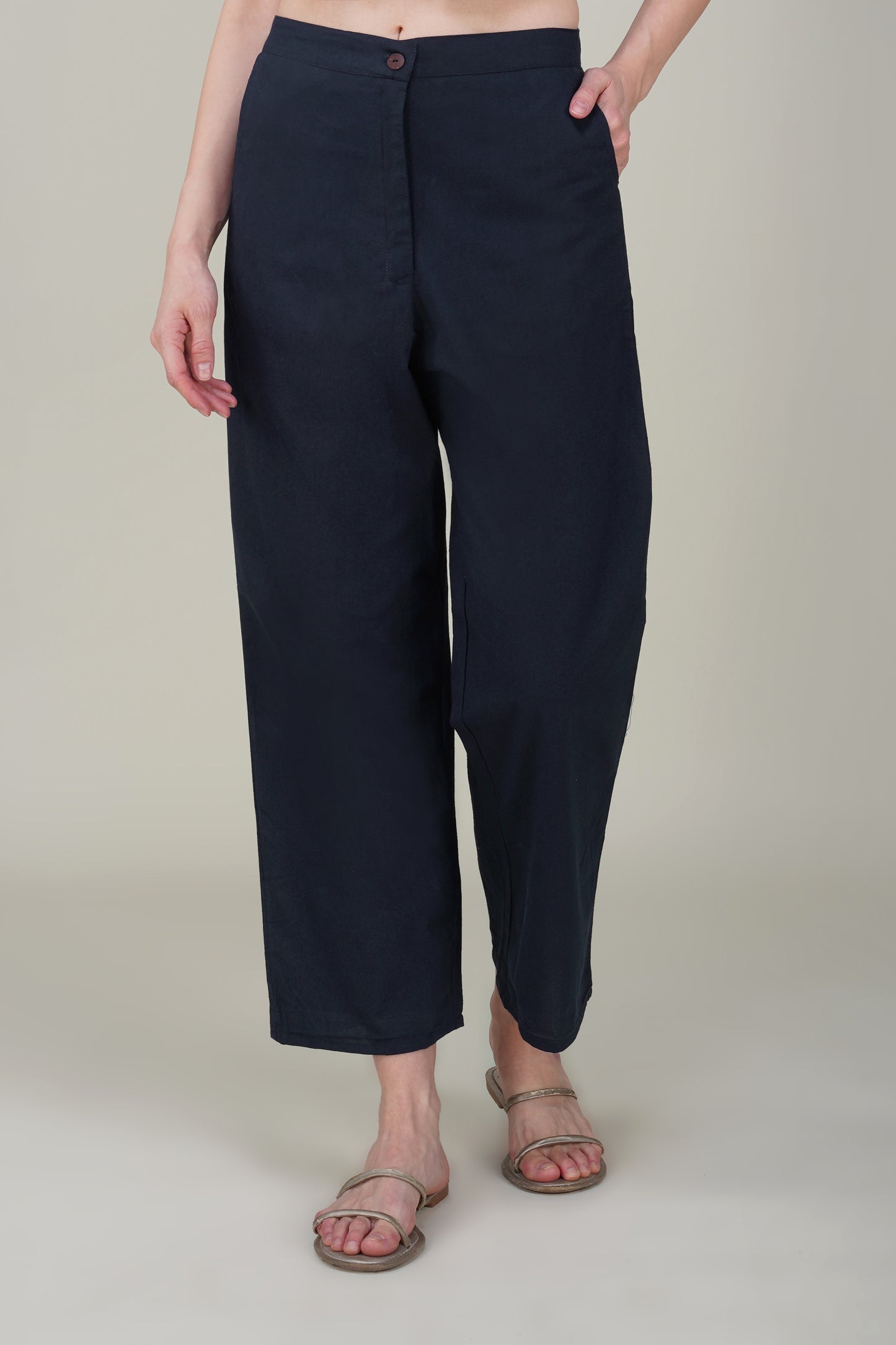 Navy Blue Premium Formal Cotton Pant