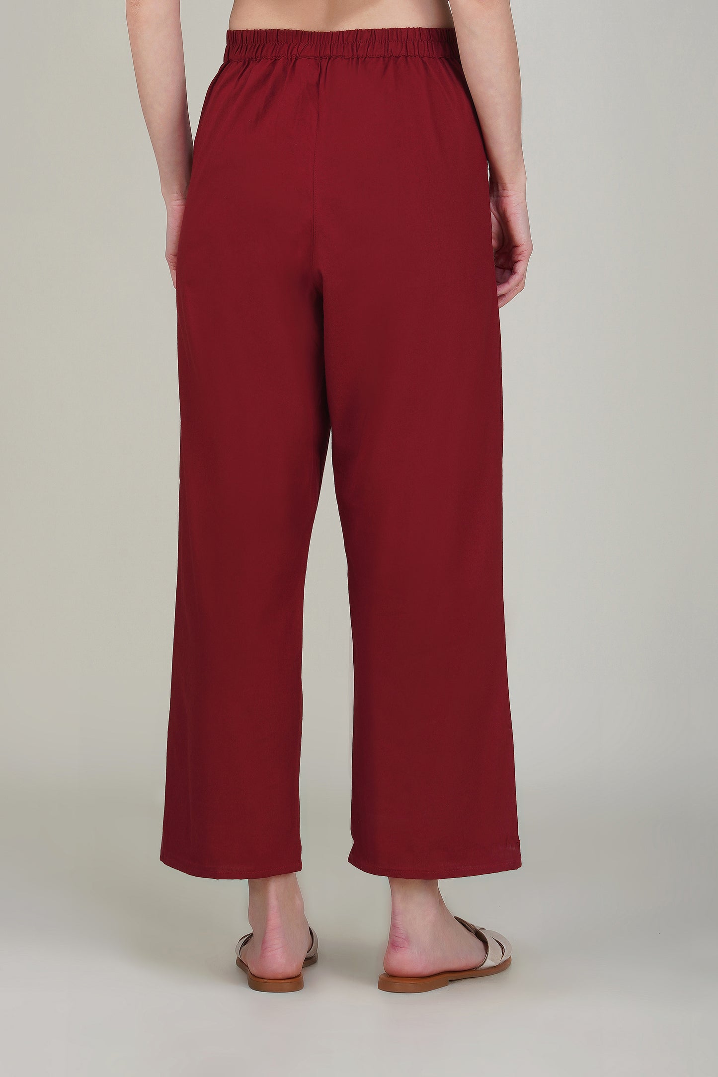 Maroon Premium Formal Cotton Pant