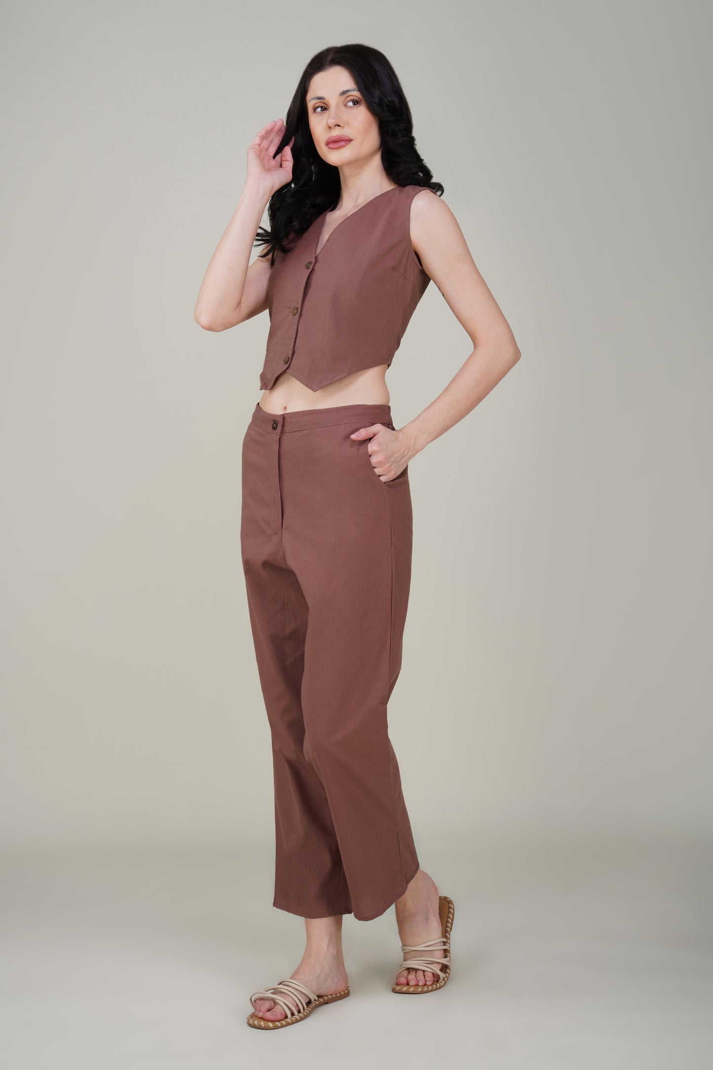 Rose Taupe Formal Co-ord Set