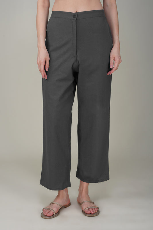 Slate Grey Premium Formal Cotton Pant