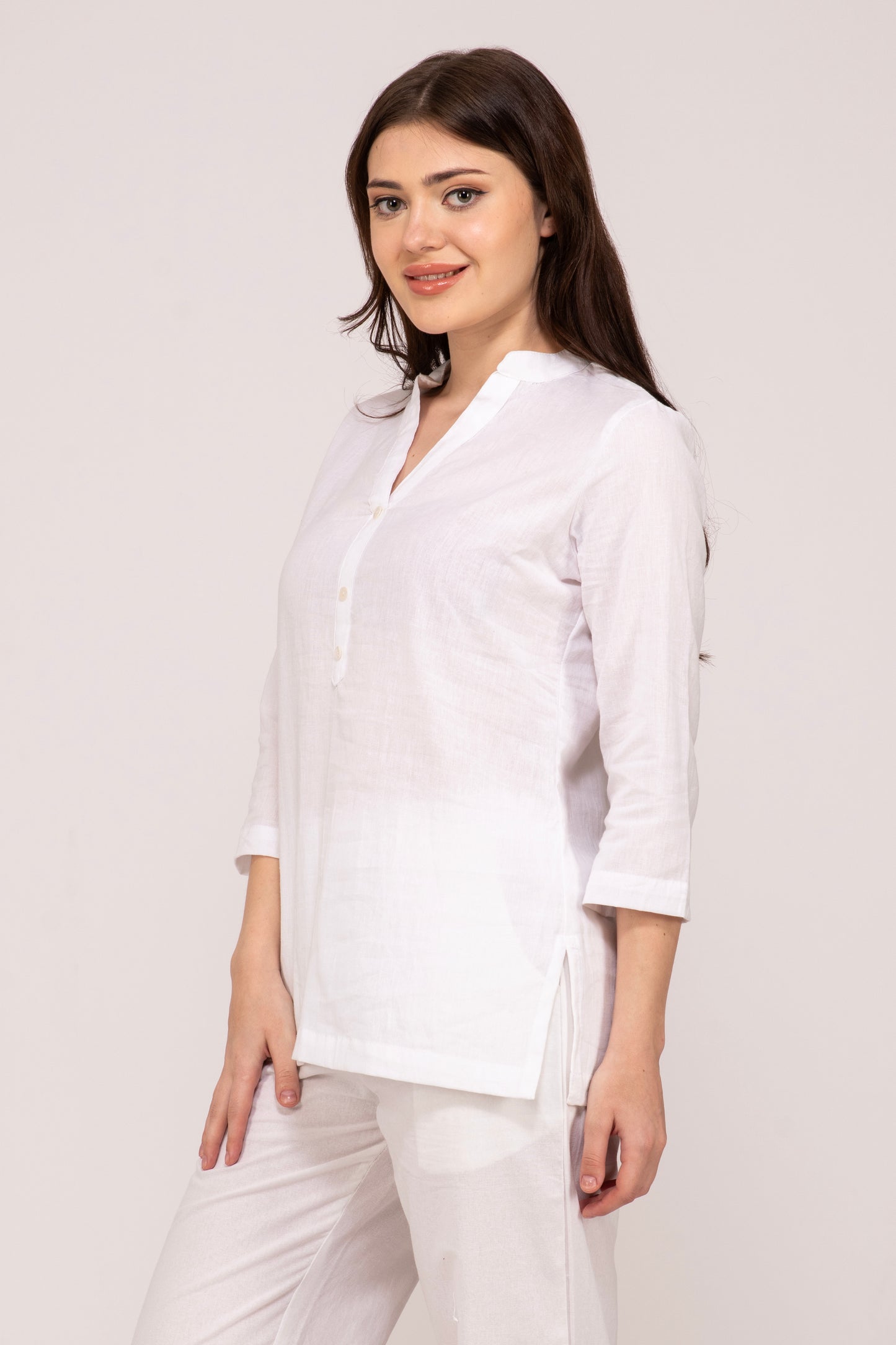 White Short Kurti