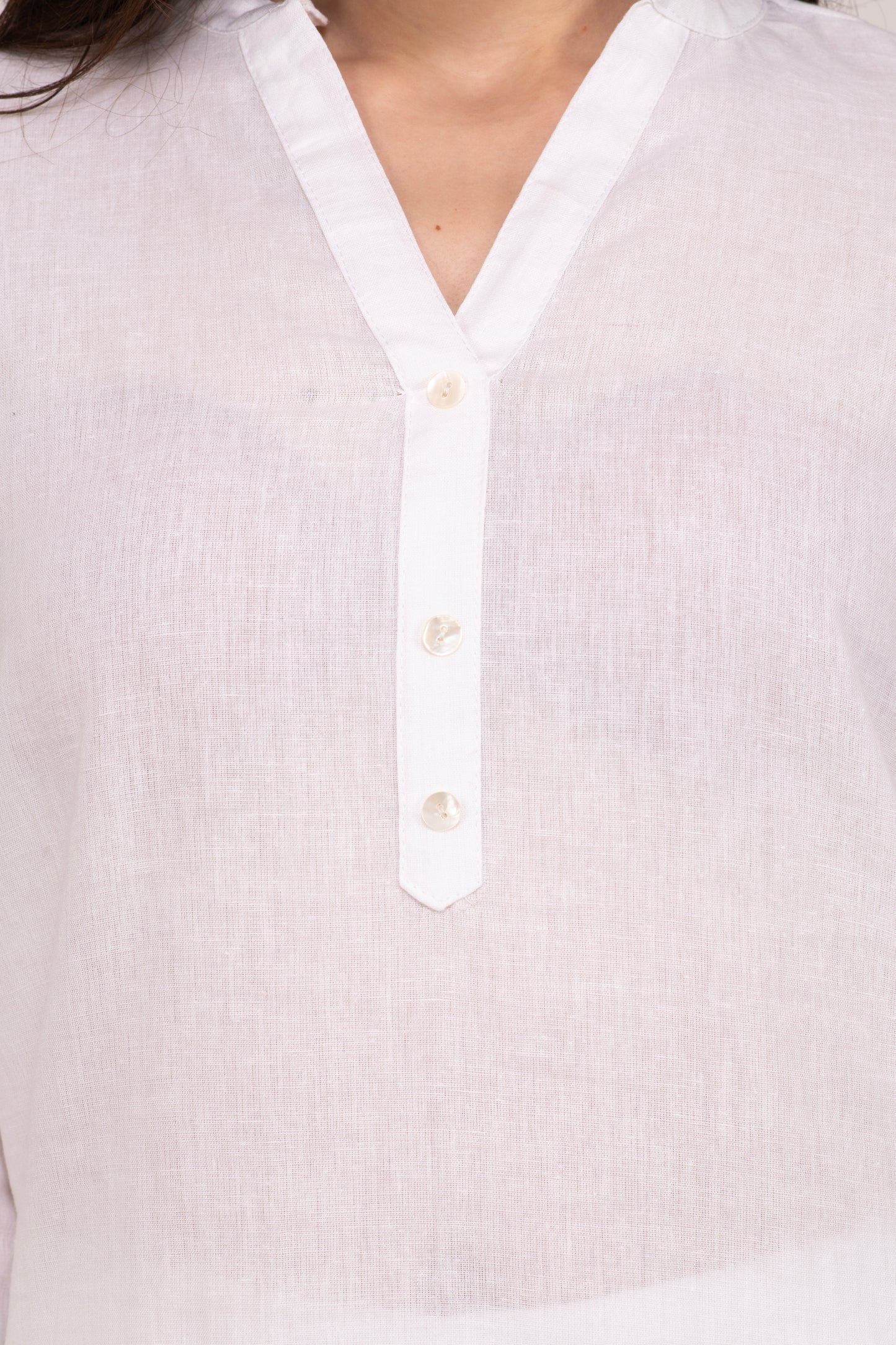 White Short Kurti