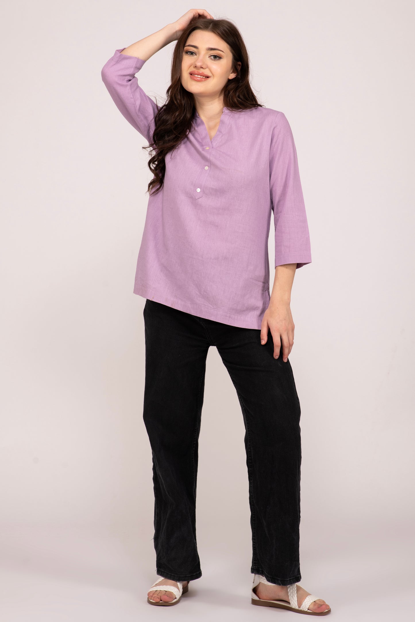 Lilac short Kurti