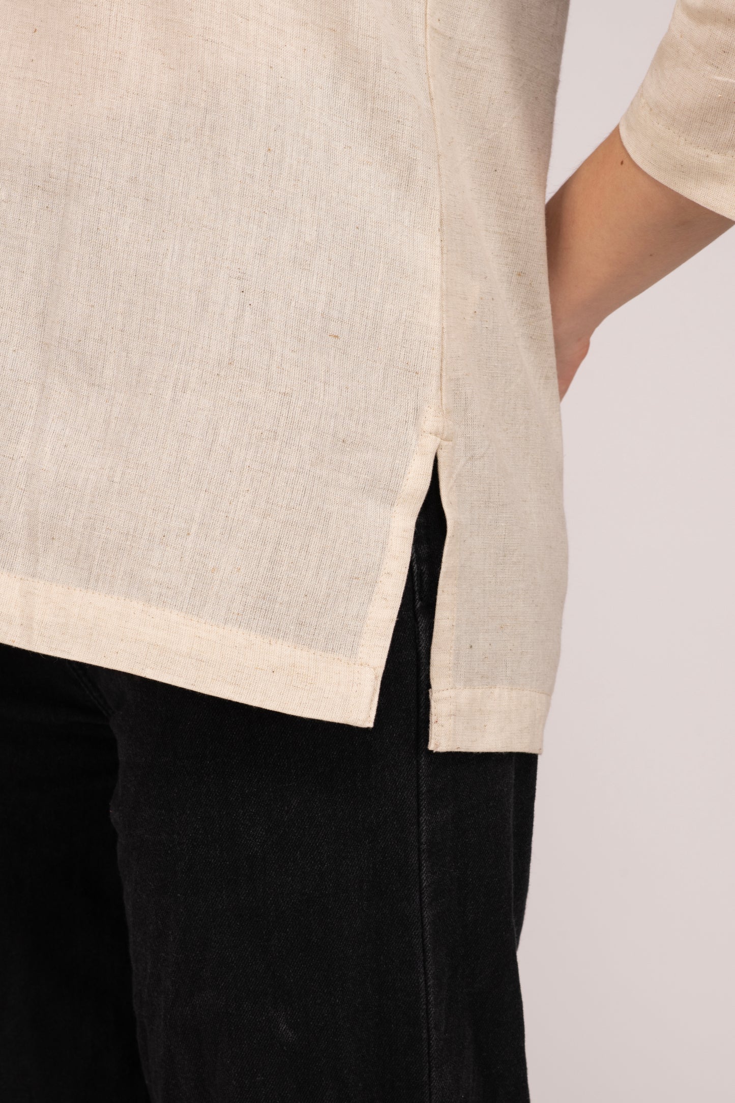 Ecru Short Kurti