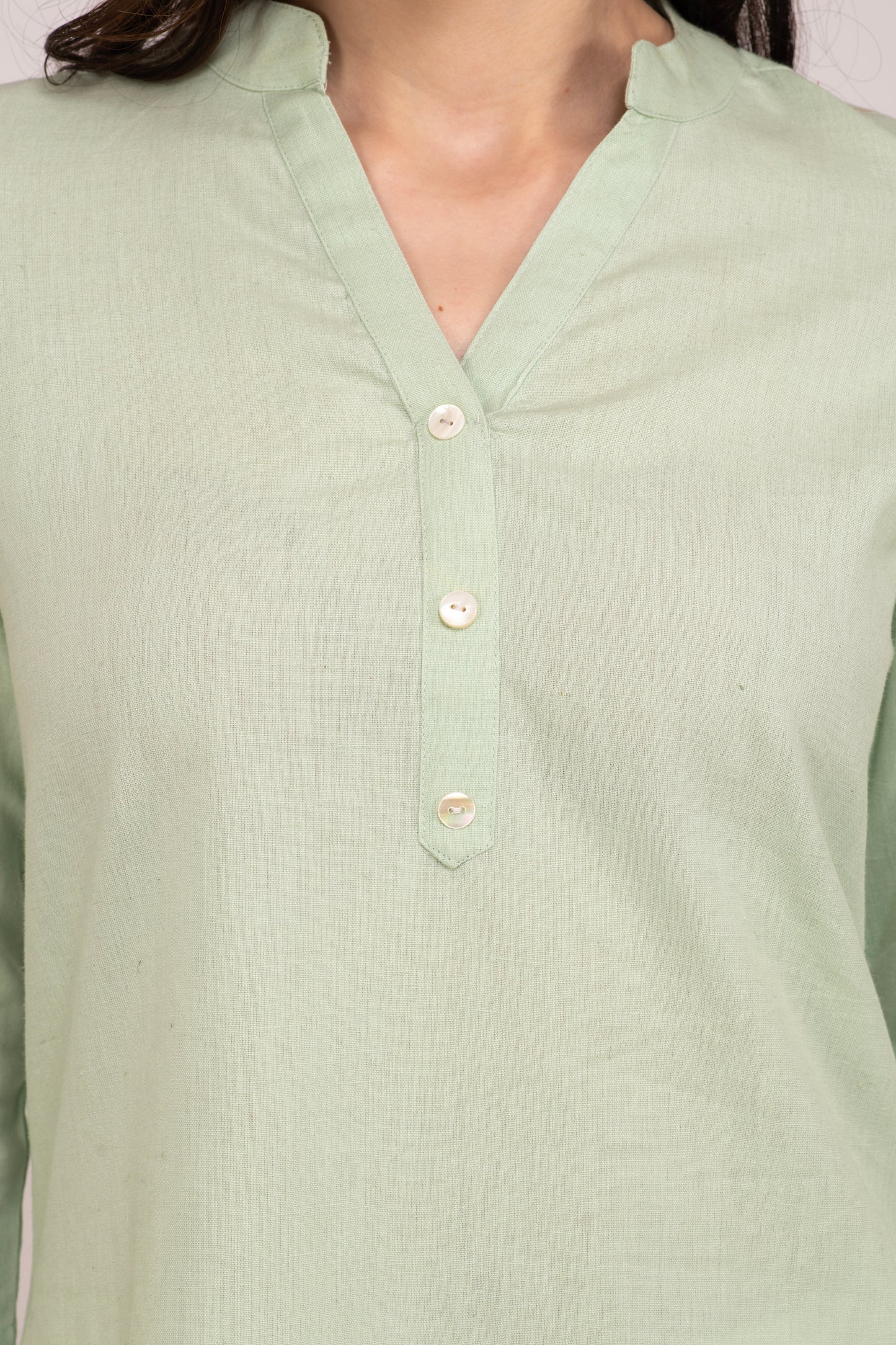 Mint Green Short Kurti