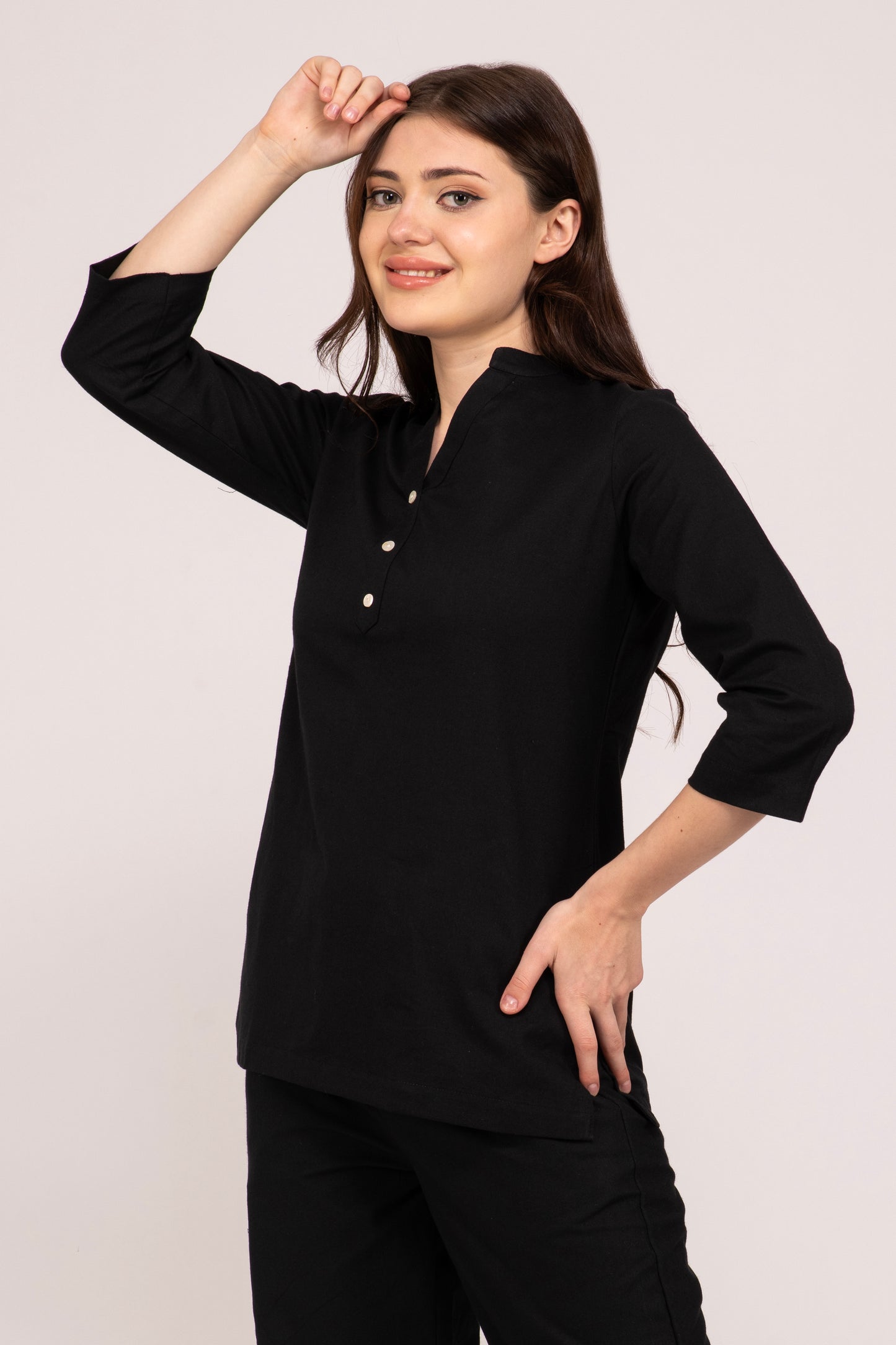 Buy Black Color Short Kurti for Women Online at Albelie. Shop From The Latest Kurties available in a variety of size at best prices.