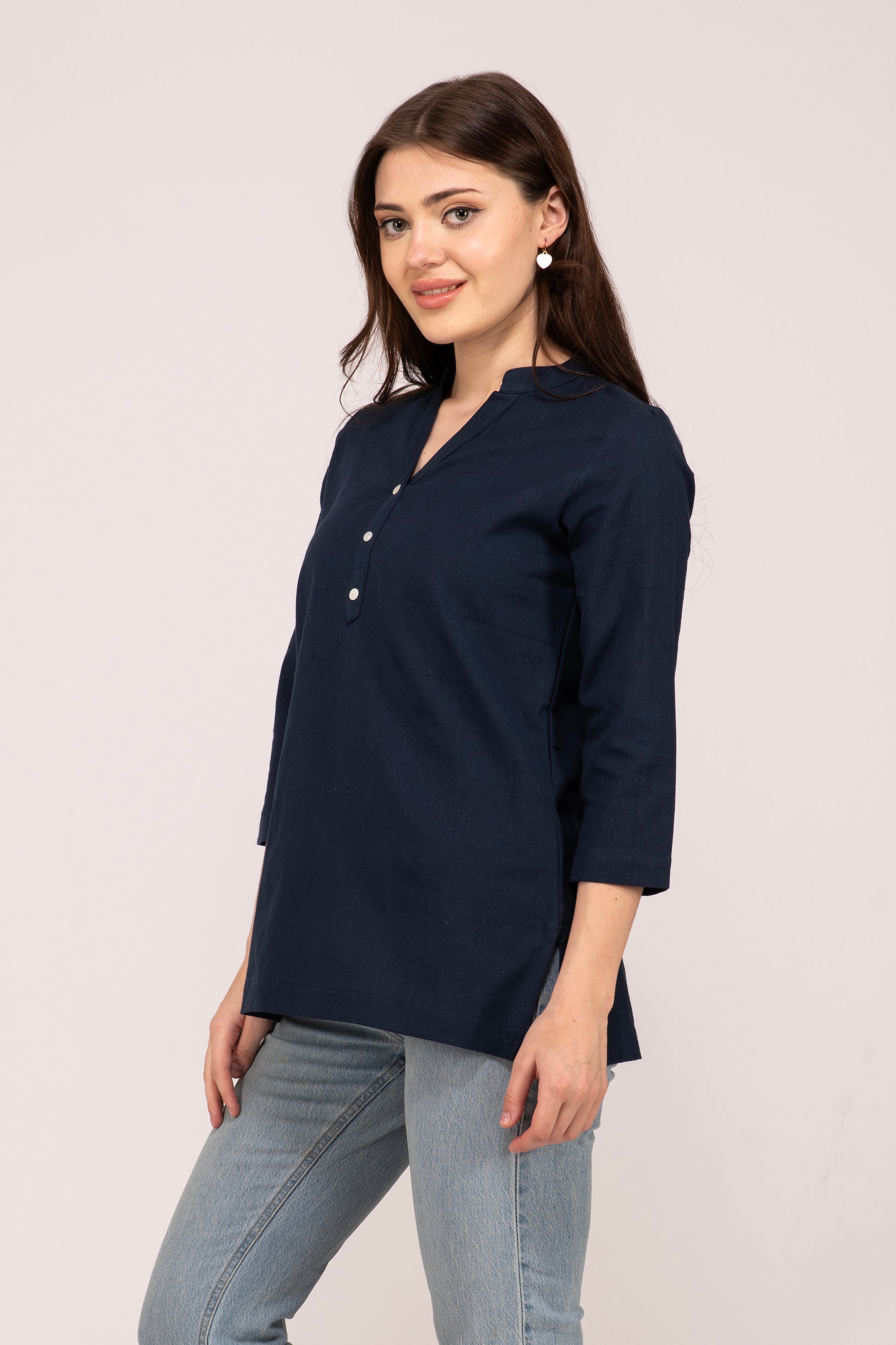 Navy Blue kurti