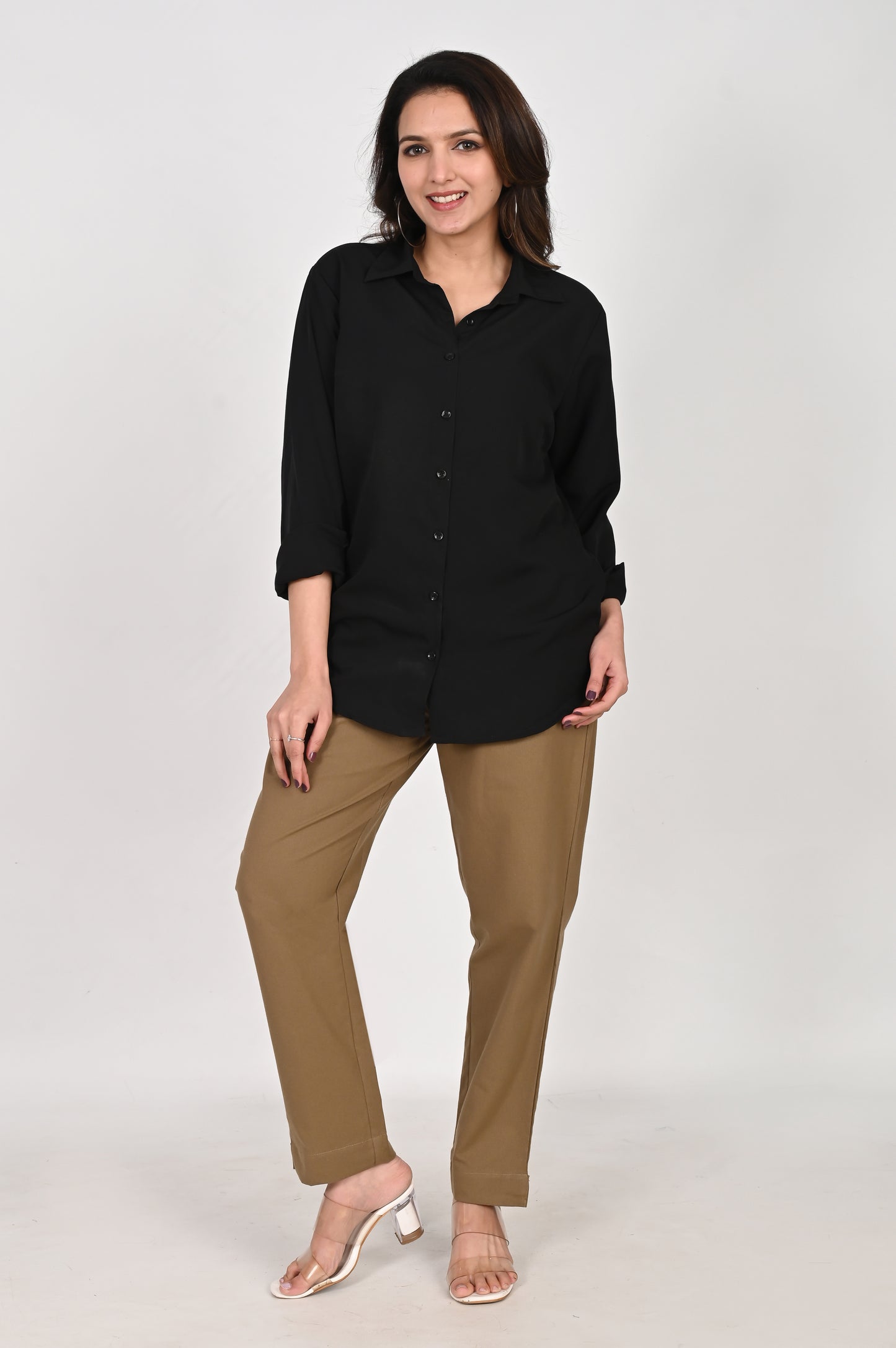 Dark Brown Everyday Cotton Pant