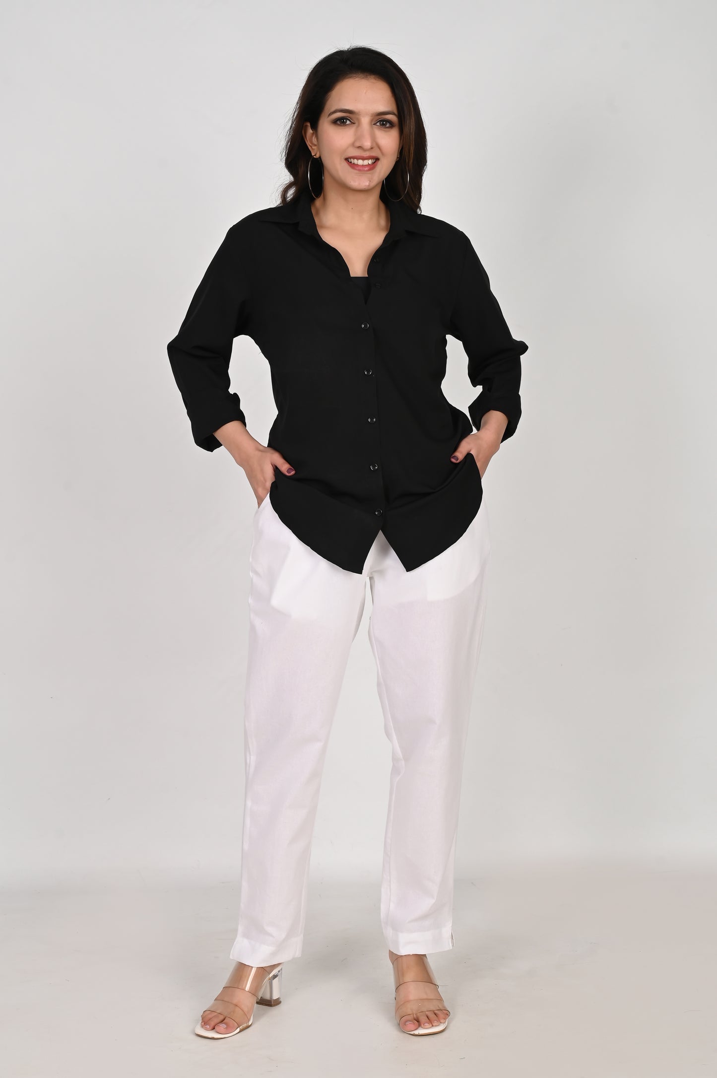 White Everyday Cotton Pant