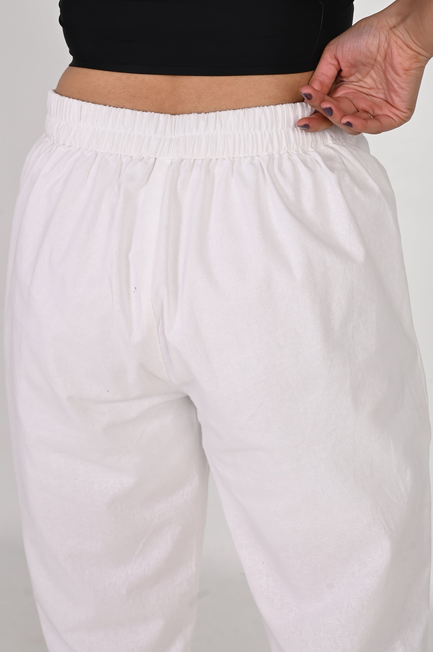 White Everyday Cotton Pant