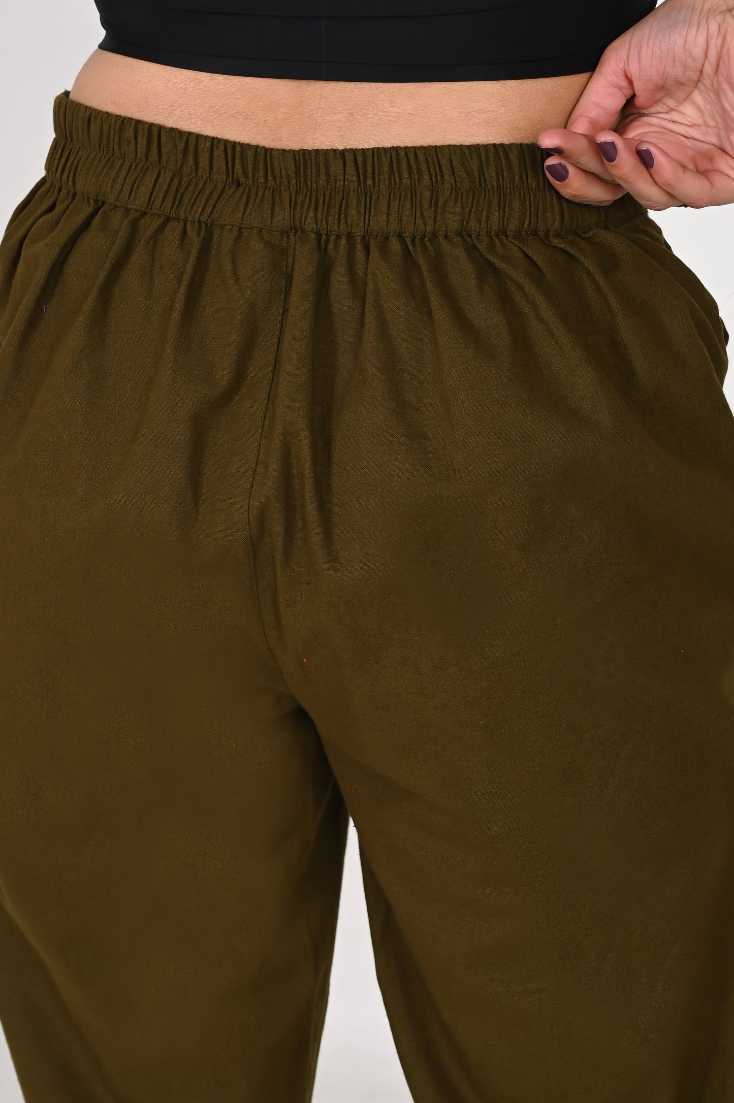 Olive Green Everyday Cotton Pant