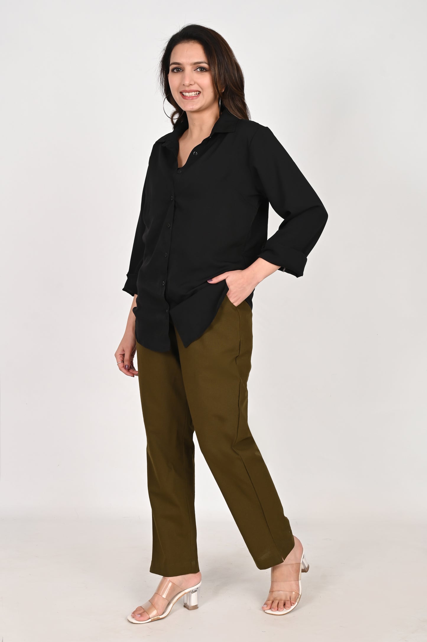 Olive Green Everyday Cotton Pant