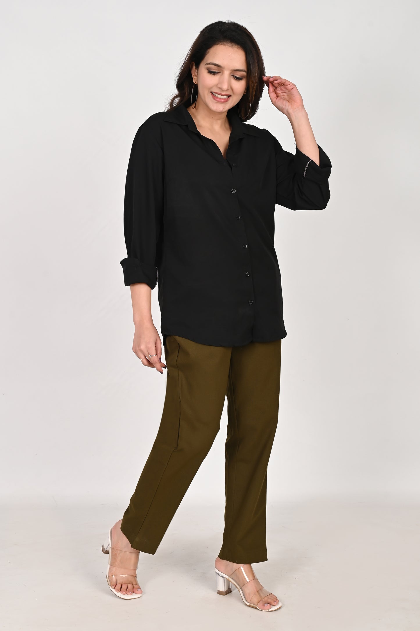 Olive Green Everyday Cotton Pant