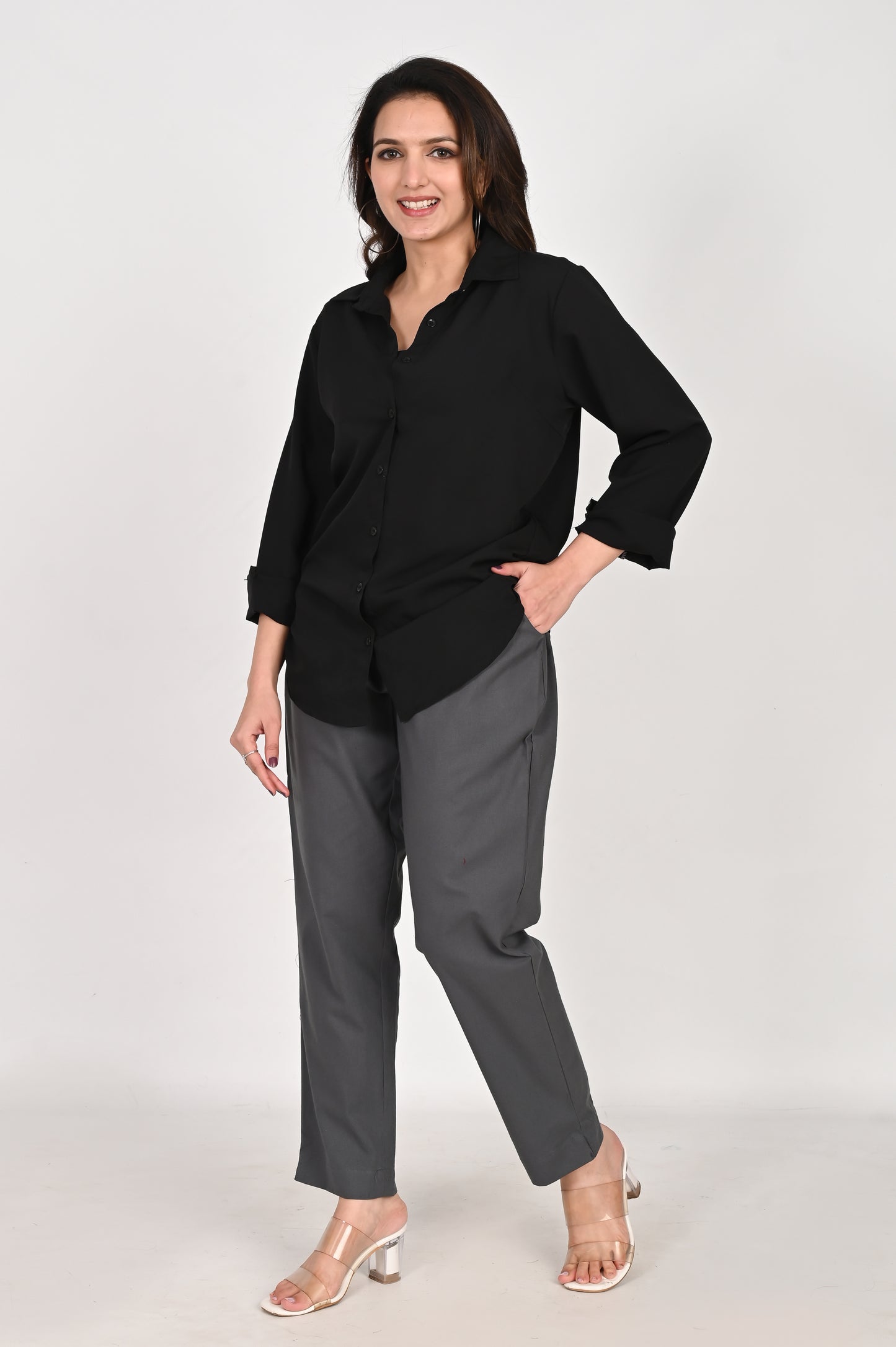 Cement Grey Everyday Cotton Pant