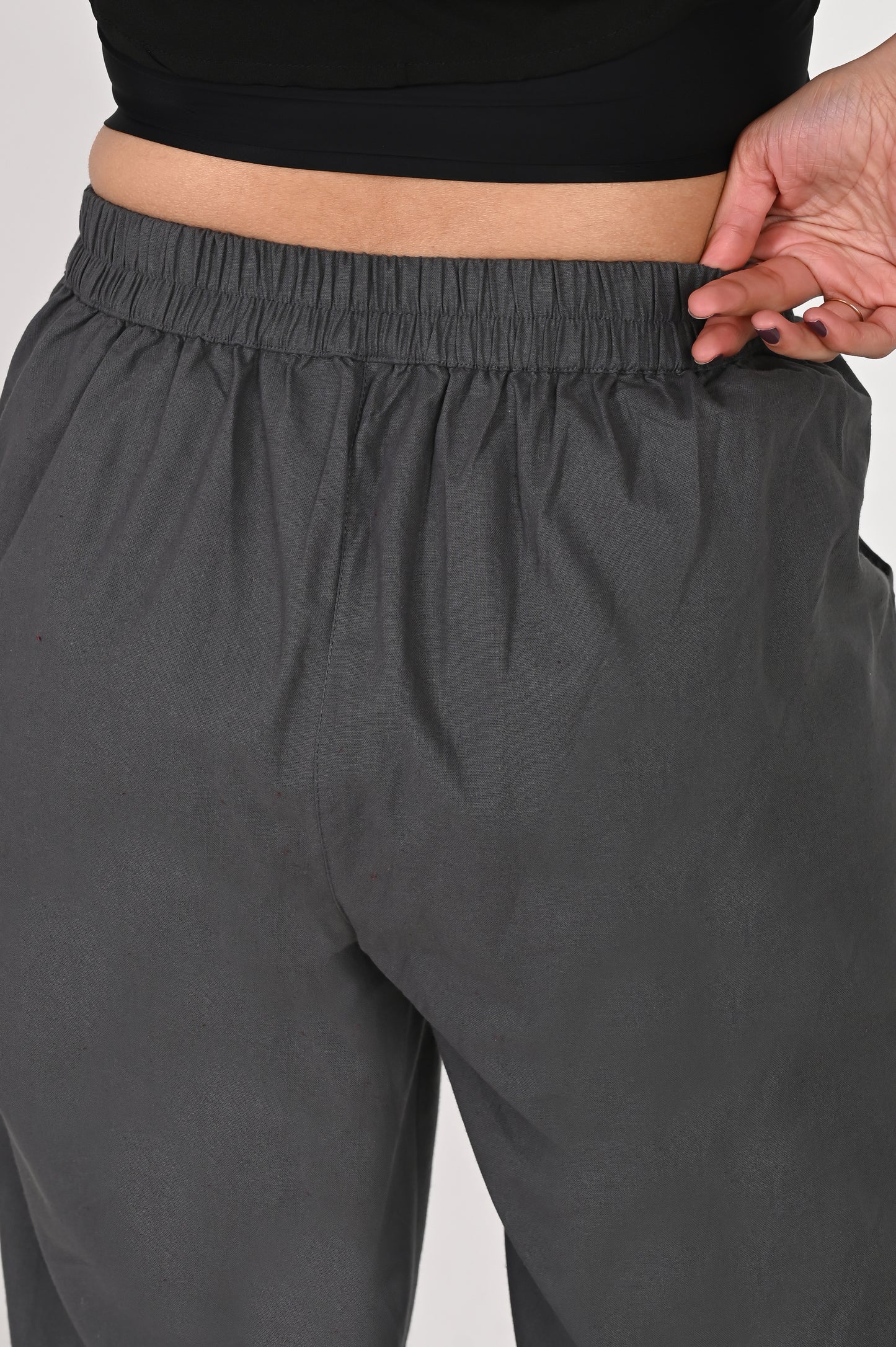 Cement Grey Everyday Cotton Pant