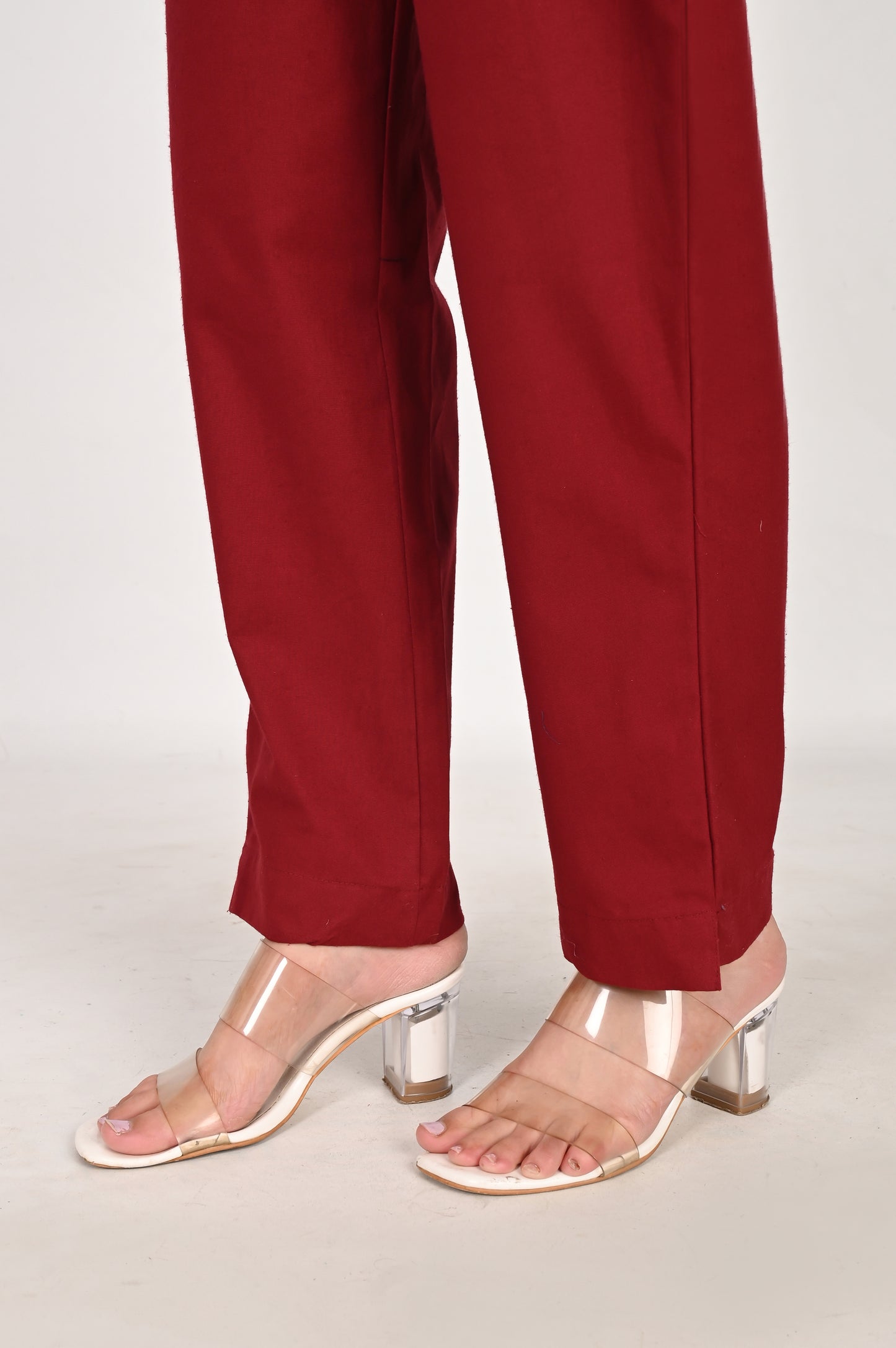 Maroon Everyday Cotton Pant