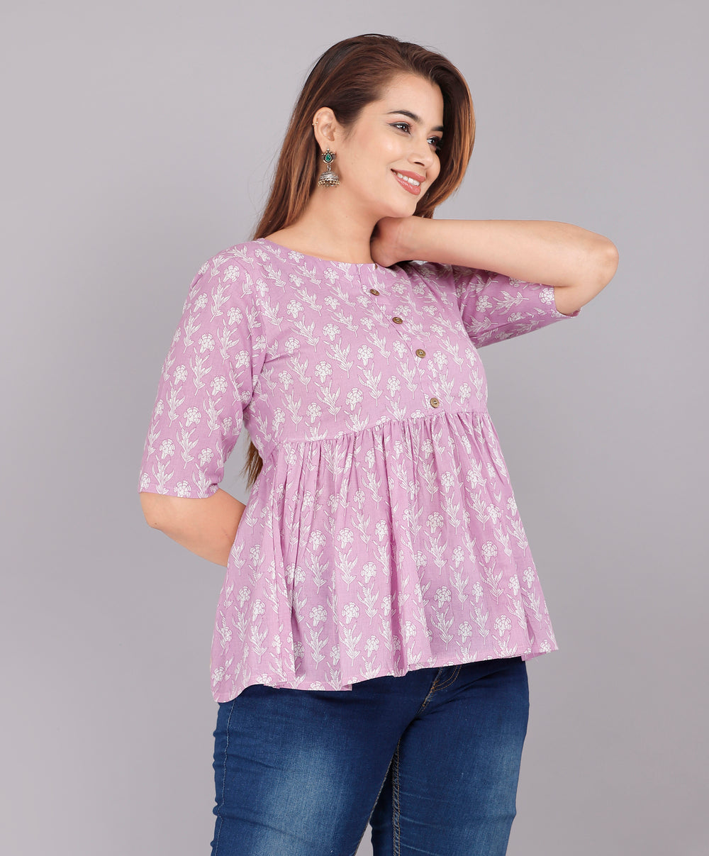 Pink Everyday Short Kurta