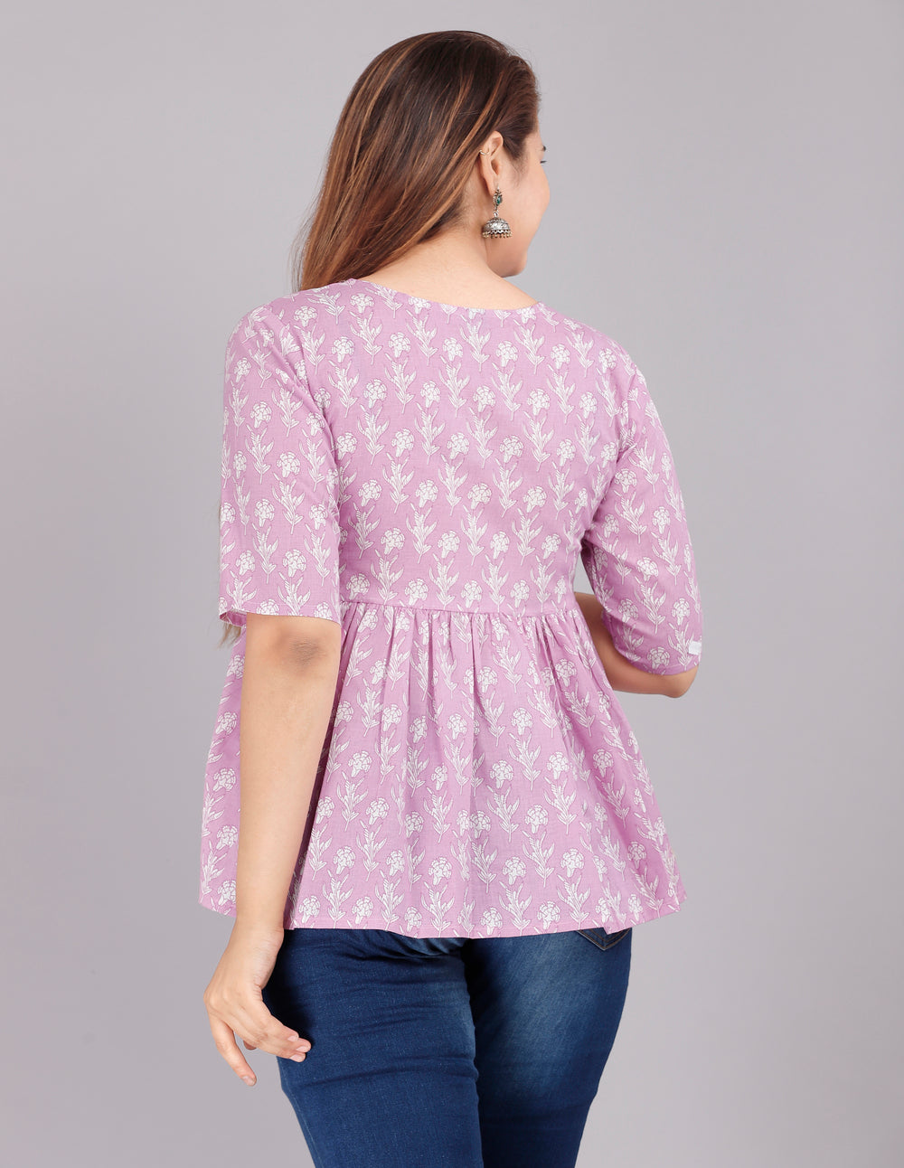 Pink Everyday Short Kurta