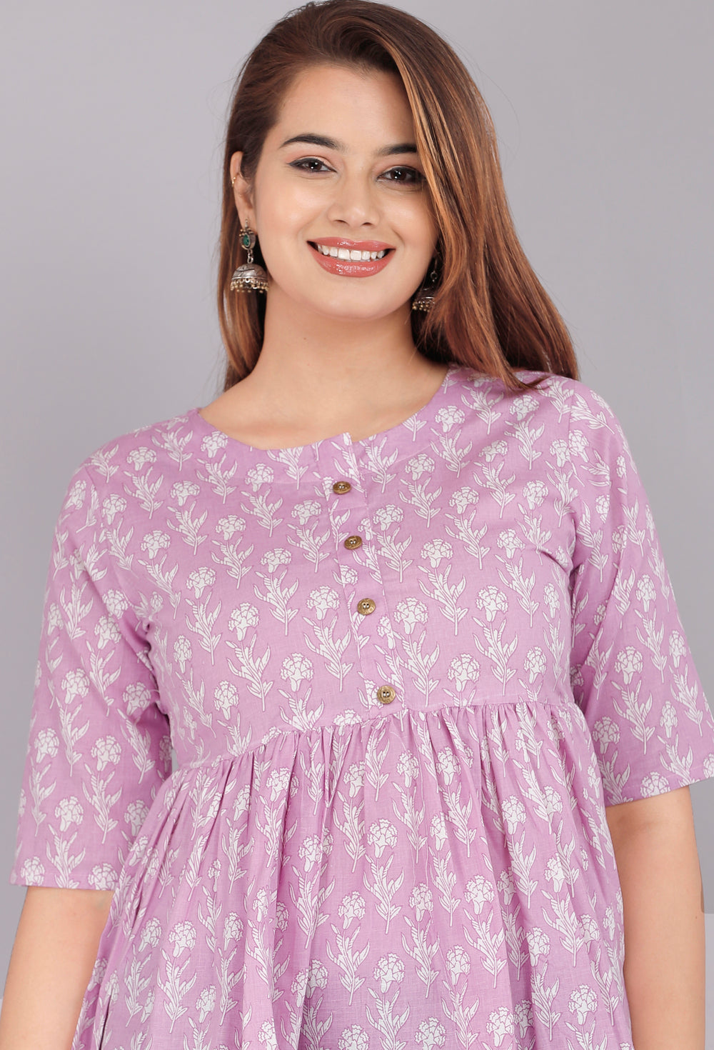 Pink Everyday Short Kurta