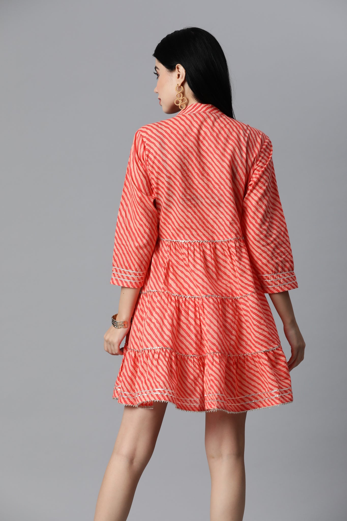 Orange Flare Dress