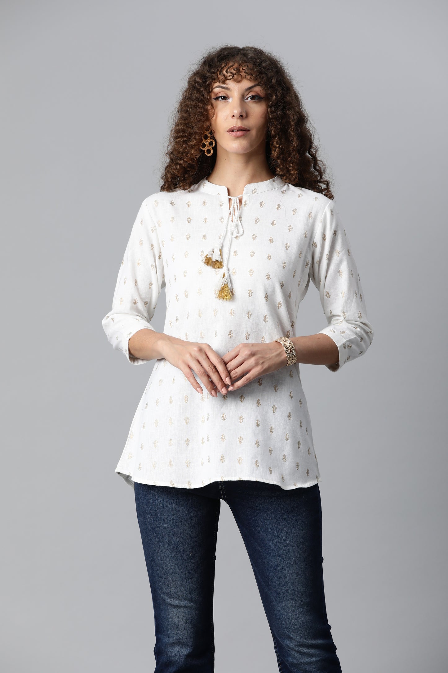 White Everyday Short Kurta