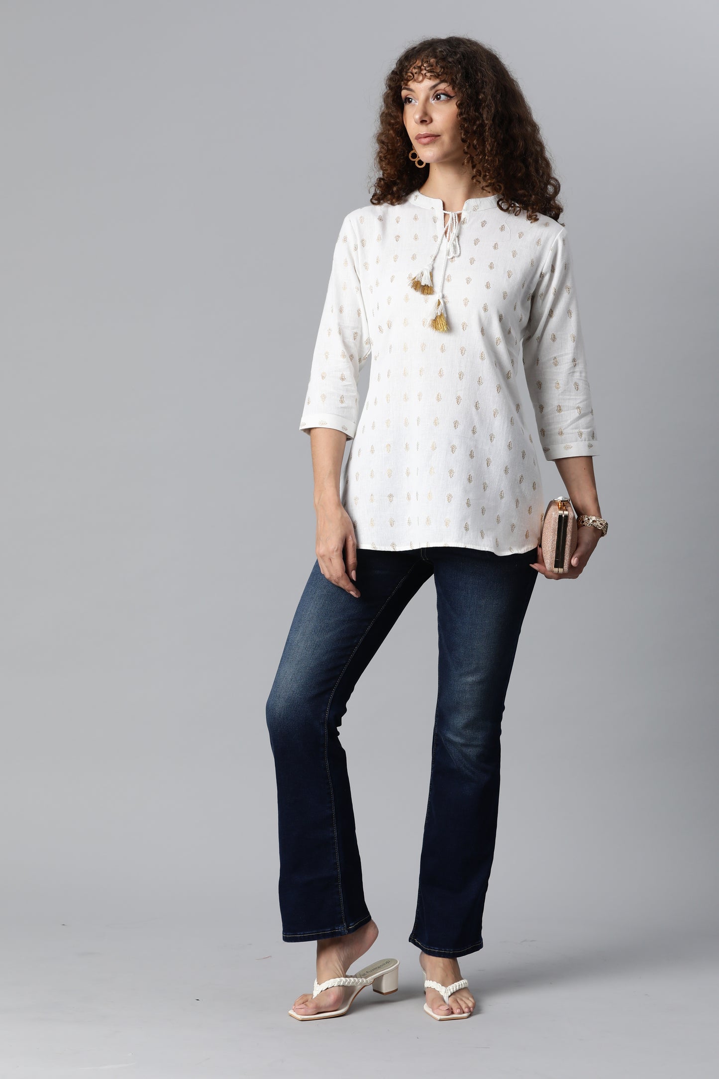 White Everyday Short Kurta