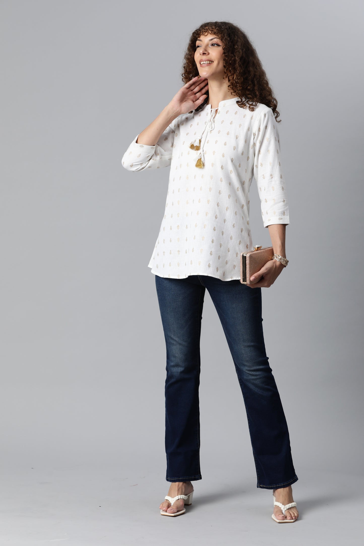 White Everyday Short Kurta