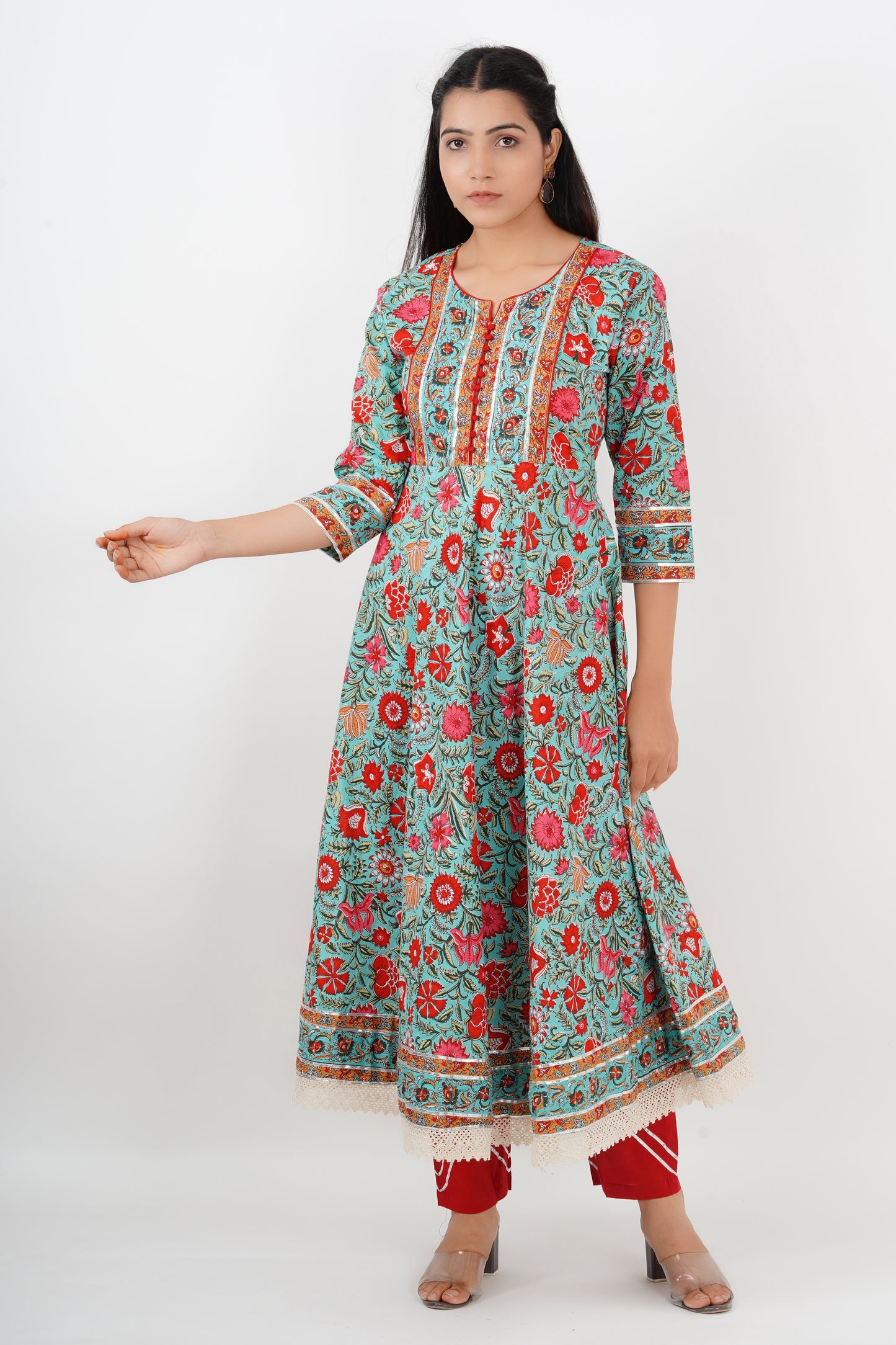 Anarkali Suit Set with Dupatta