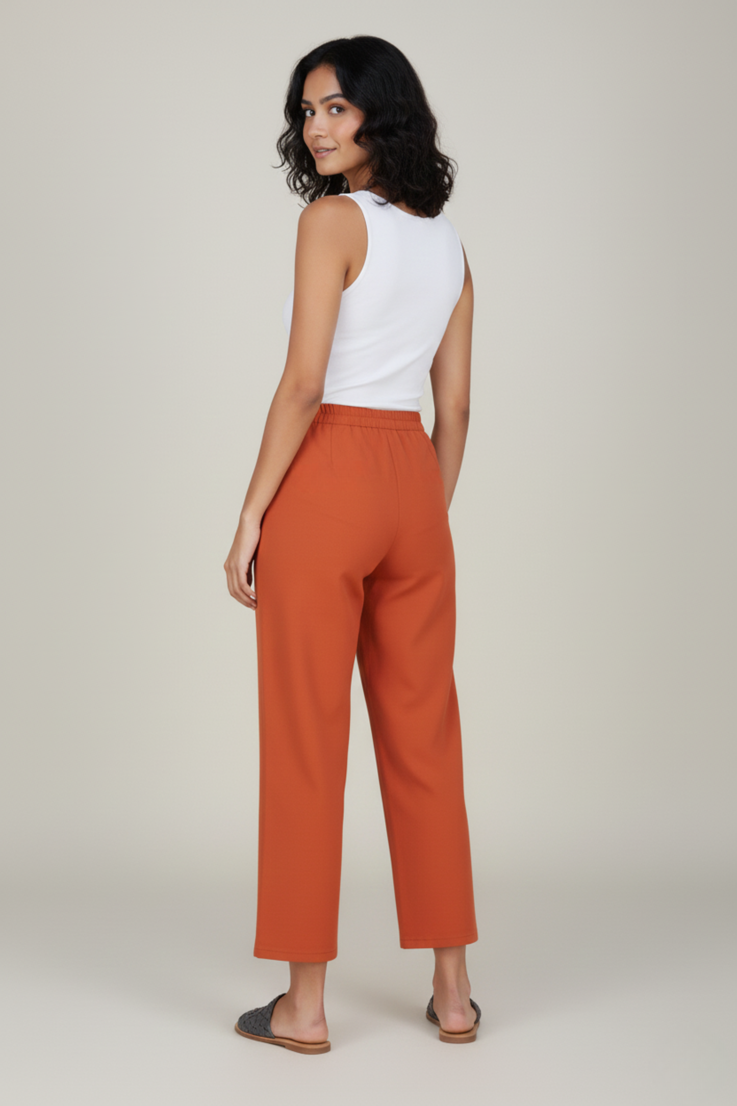 Orange Premium Formal Cotton Pant