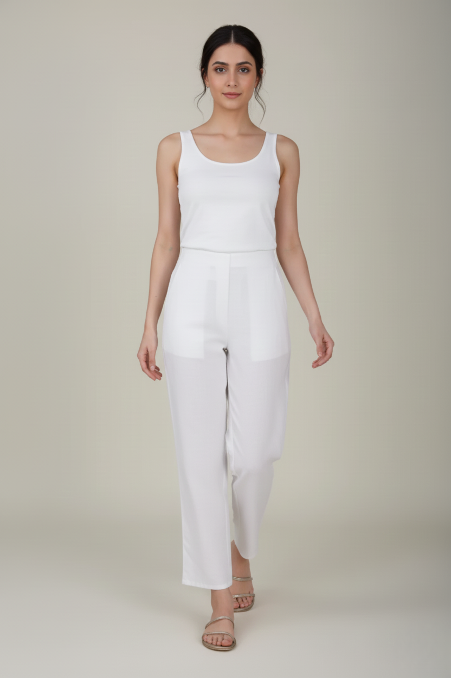 White Premium Formal Cotton Pant