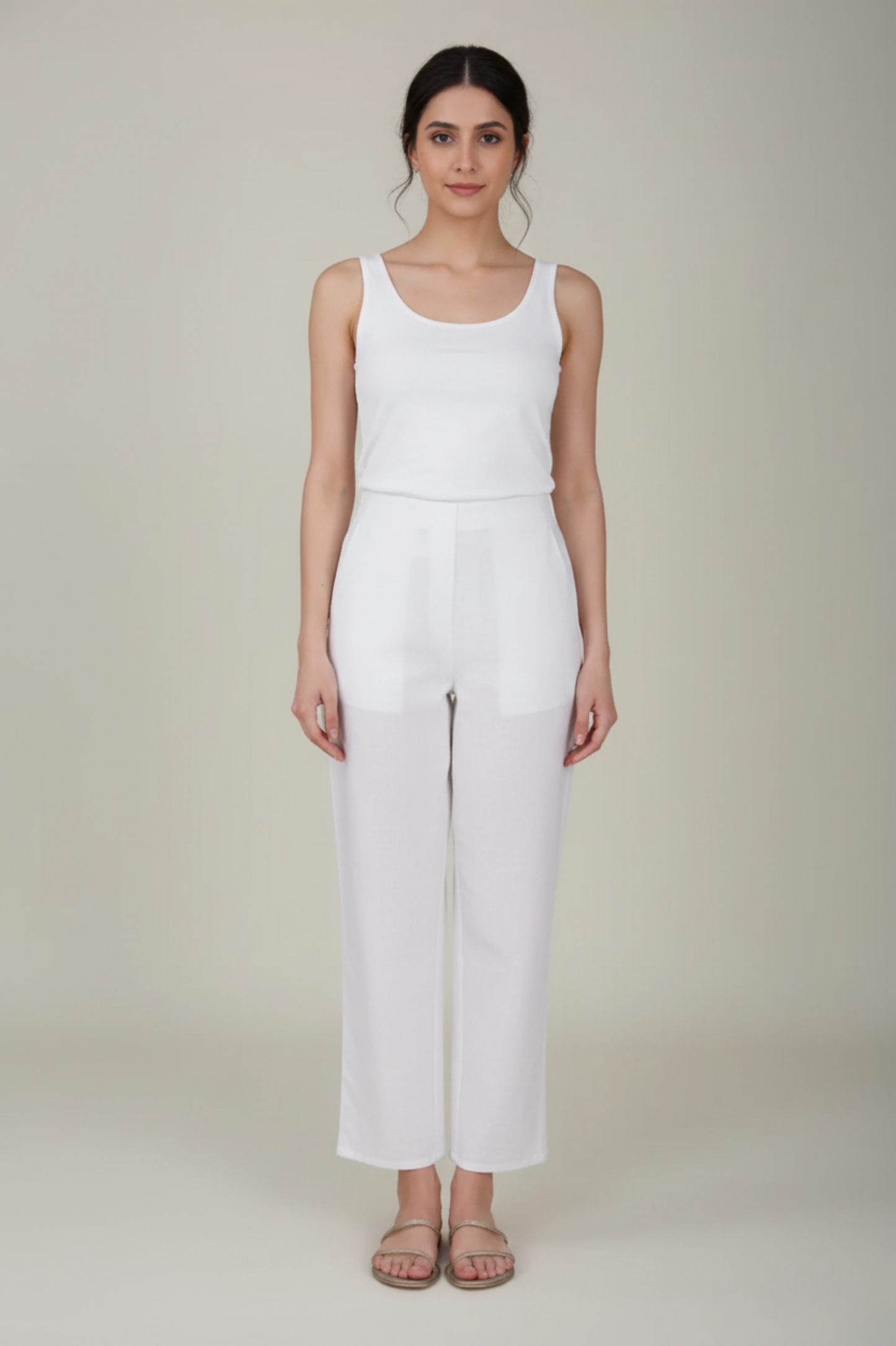 White Premium Formal Cotton Pant