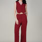Maroon Formal Co-ord Set