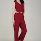 Maroon Formal Co-ord Set