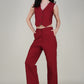 Maroon Premium Formal Cotton Pant