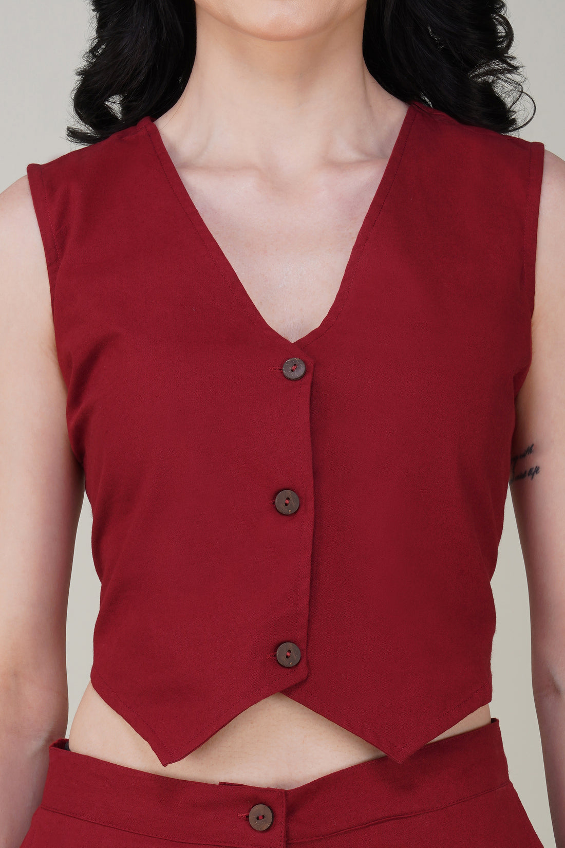 Maroon Formal Co-ord Set