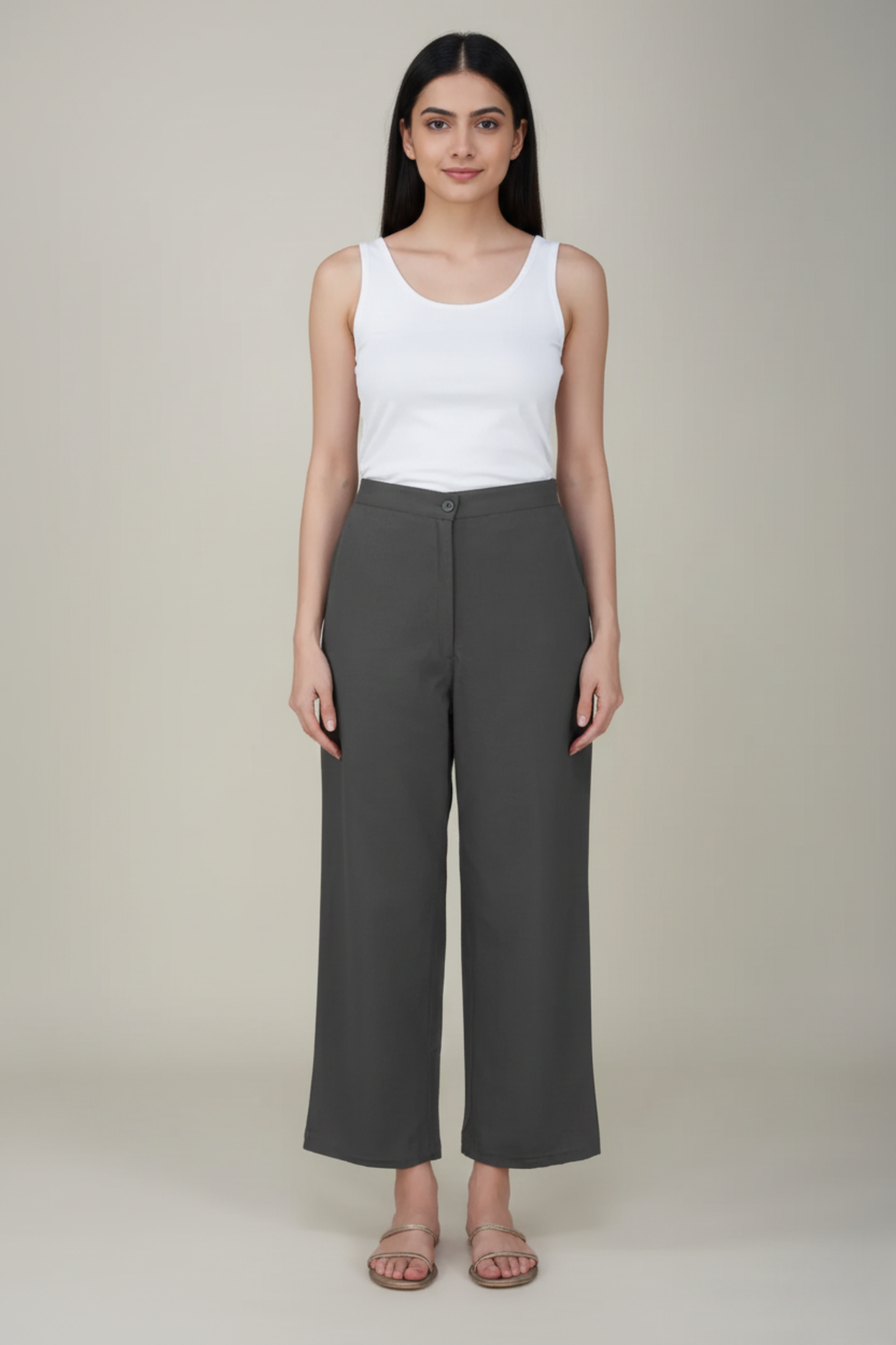 Slate Grey Premium Formal Cotton Pant