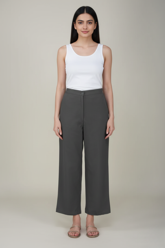 Slate Grey Premium Formal Cotton Pant