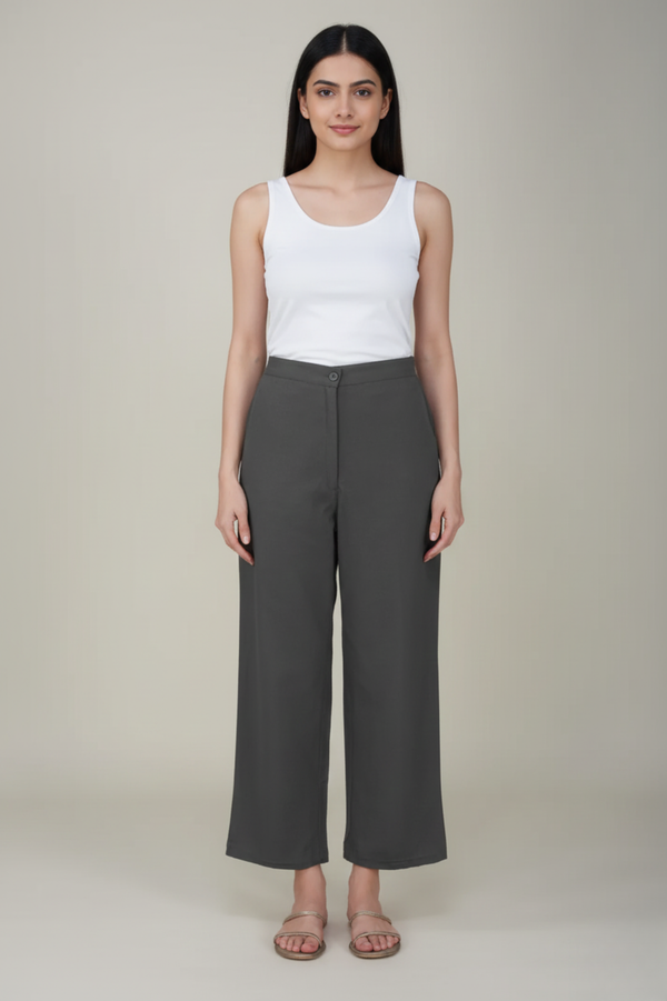 Slate Grey Premium Formal Cotton Pant