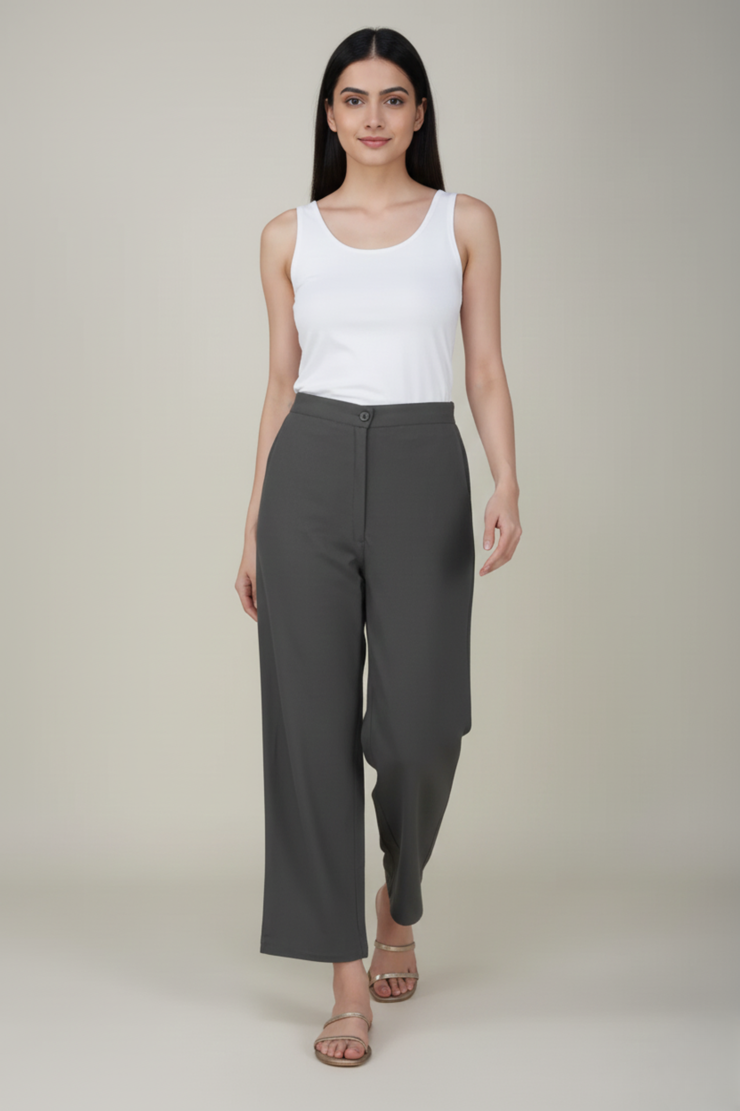Slate Grey Premium Formal Cotton Pant