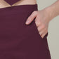 Wine Formal Co-ord Set