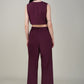 Wine Formal Co-ord Set
