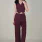 Wine Formal Co-ord Set
