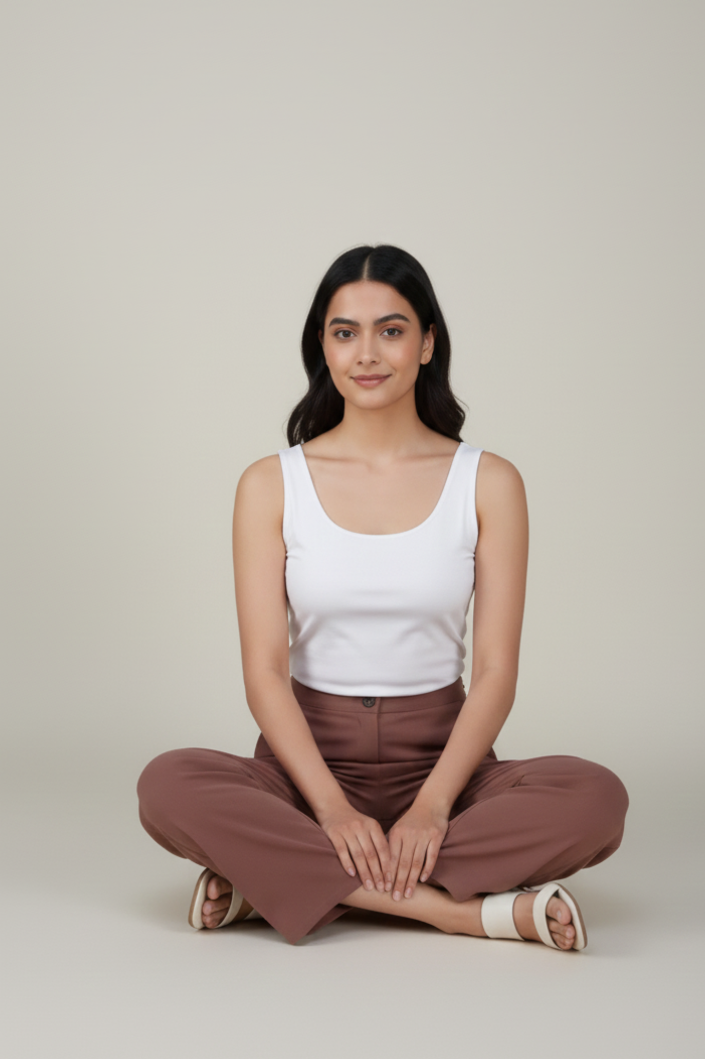 Rose Taupe Premium Formal Cotton Pant