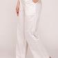 White Wide Leg Cotton Pant