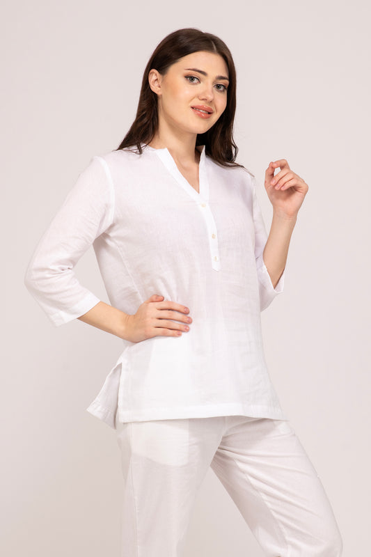 White Short Kurti For Women at Discount Price