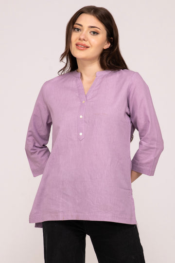 Lilac short Kurti for Women at Albelie