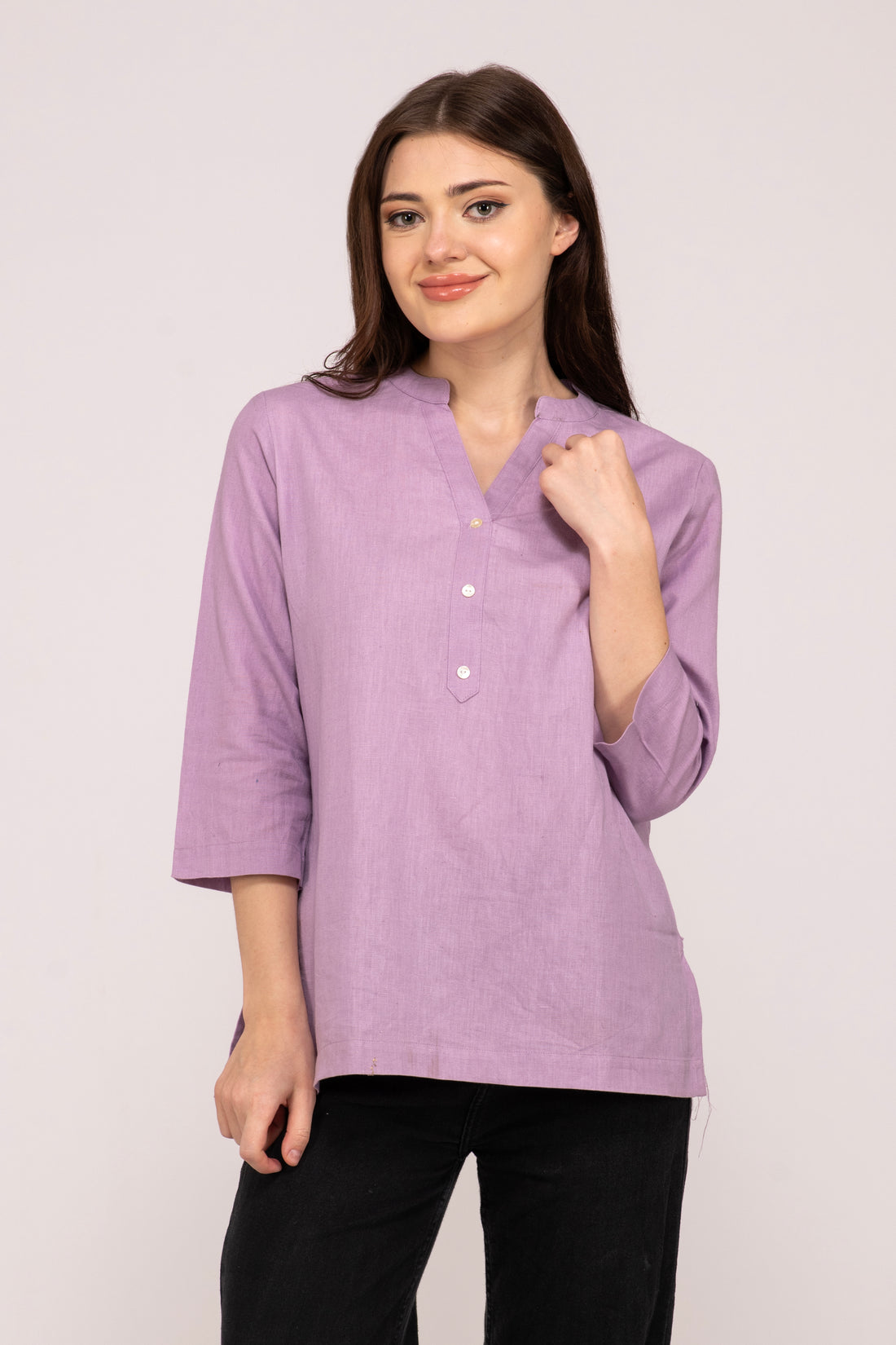 Lilac short Kurti for Women at Albelie