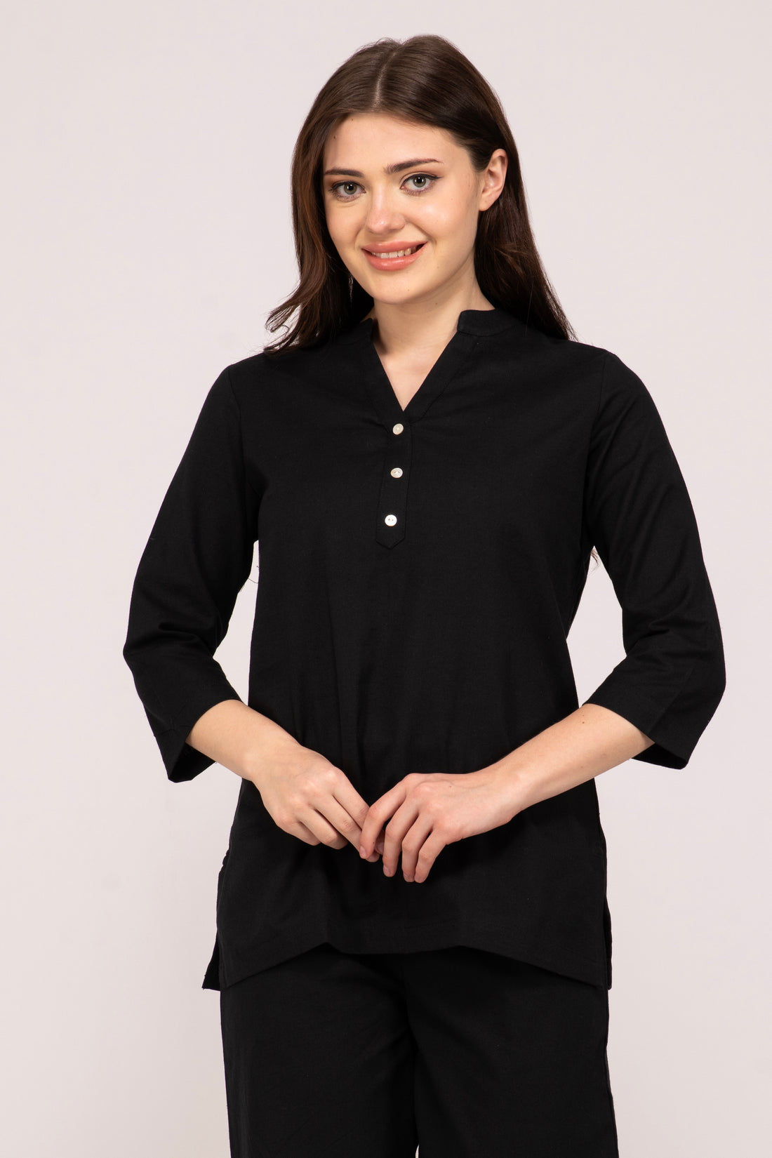 Black Short Kurti For Women at Albelie