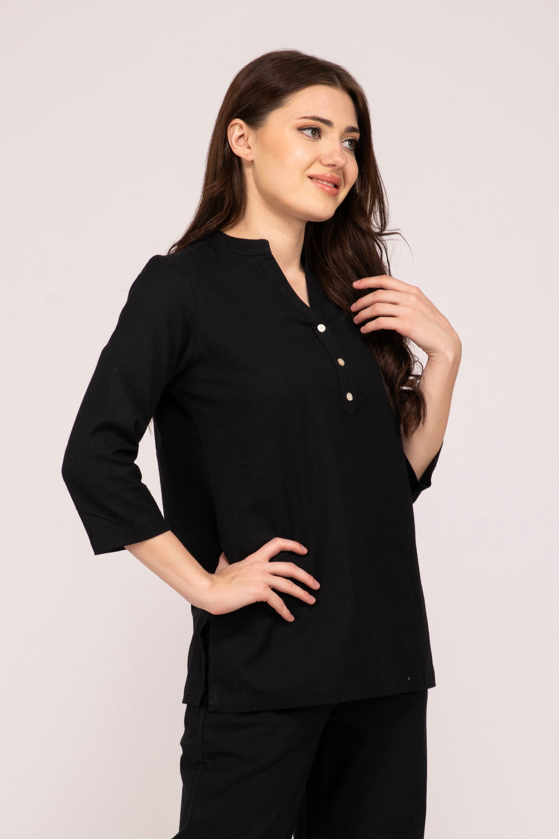 Black Short Kurti For Women at Albelie